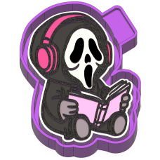 Bookish Ghostface Freshie STL Mold Housing