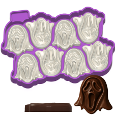 Ghostface 3D Chocolate STL Mold Housing Ghostface 3D Chocolate STL Mold Housing