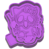 Hello Kitty Ghostface Freshie STL Mold Housing - Mold2Molds