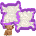 3D Highland Cow vent clip Freshie STL Mold Housing 3D Highland Cow vent clip Freshie STL Mold Housing