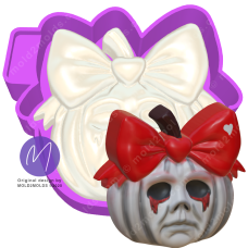 3D Michael Horror Pumpkin Freshie STL Mold Housing 3D Michael Horror Pumpkin Freshie STL Mold Housing