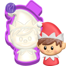 3D Elf Freshie STL Mold Housing