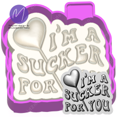 3D I'm a Sucker For You Freshie STL Mold Housing