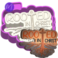 3D Rooted In Christ Freshie STL Mold Housing 3D Rooted In Christ Freshie STL Mold Housing
