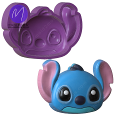 3D Stitch Bath Bomb STL Mold 3D Stitch Bath Bomb STL Mold