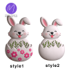 3D Bunny in Easter Egg  Freshie STL Mold Housing - Mold2Molds