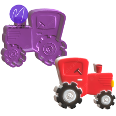 3D Cute Farm Tractor Bath Bomb STL Mold