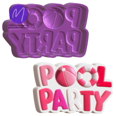 3D Pool Party Bath Bomb STL Mold 3D Pool Party Bath Bomb STL Mold