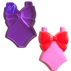 3D Bow Swimsuit Bath Bomb STL Mold 3D Bow Swimsuit Bath Bomb STL Mold