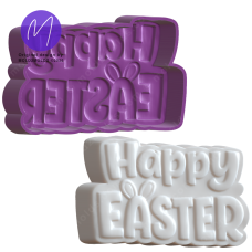 3D Happy Easter Cute Bunny Bath Bomb STL Mold 3D Happy Easter Cute Bunny Bath Bomb STL Mold