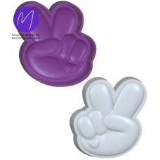 3D Peace Sign Bath Bomb STL Mold 3D Peace Sign Bath Bomb STL Mold