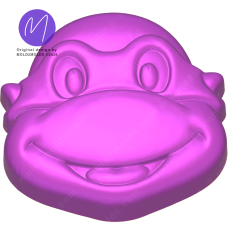 3D Ninja Turtle Head Master Mold STL for Vacuum Forming