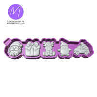 3D Christmas Themed Charm 2 Freshie STL Mold Housing – Set of 5 3D Christmas Themed Charm 2 Freshie STL Mold Housing – Set of 5