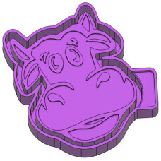Cow Freshie Mold - 3D Model Molding For Making Silicone Mould